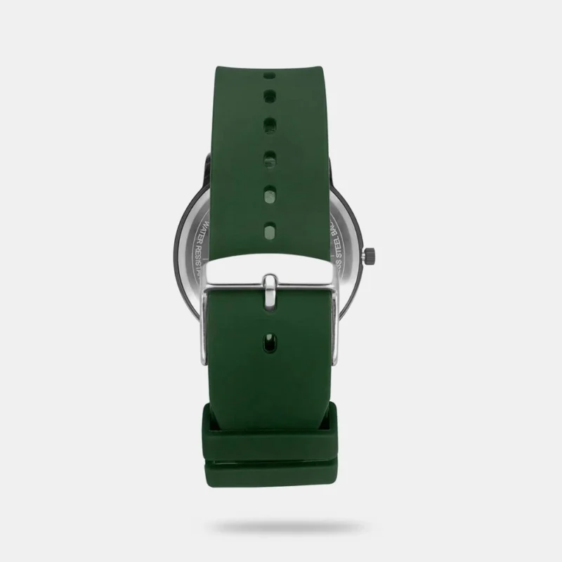 Helix By Timex Grey Round Analog Silicone Watch Men - TW039HG19 - Image 3
