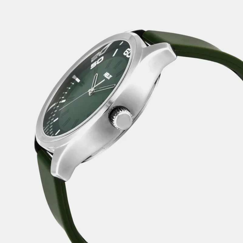 Helix By Timex Green Round Analog Silicone Watch Men - TW043HG24 - Image 2