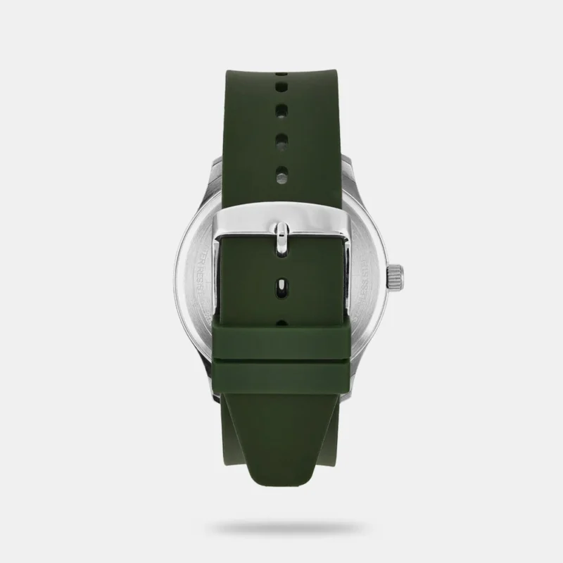 Helix By Timex Green Round Analog Silicone Watch Men - TW043HG24 - Image 3