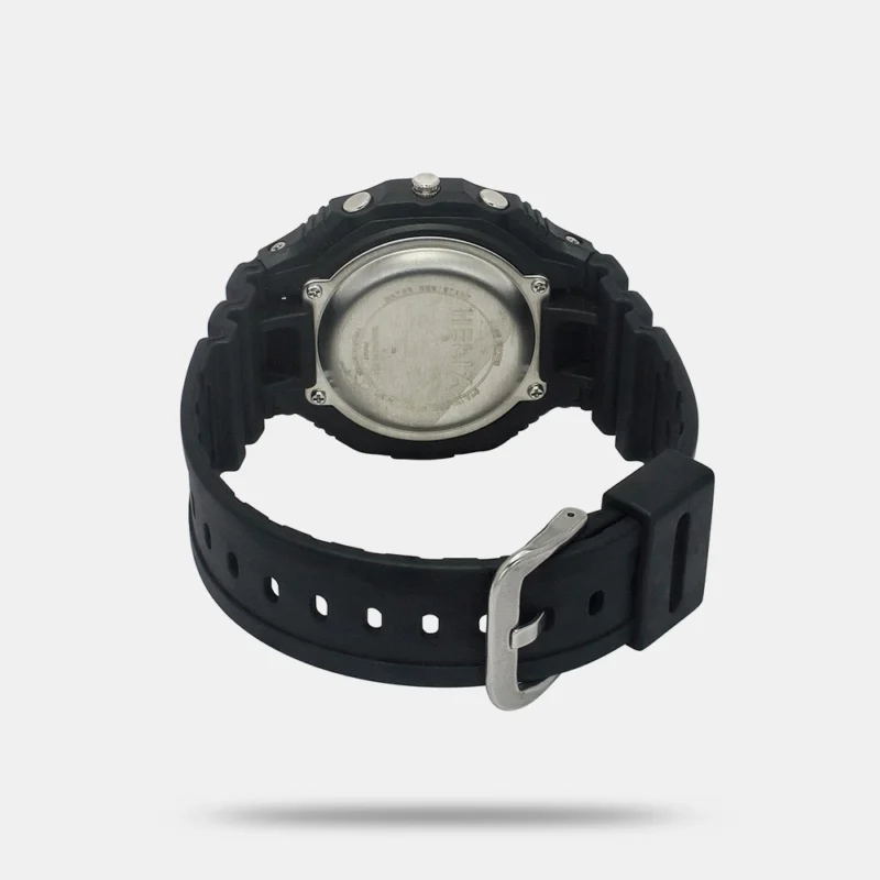 Helix Men Black Round Dial Quartz Analog-Digital Watch - TWESK4700T - Image 3