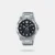 This Analogue watch has Round Black dial with a dial diameter of 45 Millimeters . The Silver colored straps in the watch are made of Stainless SteelDial Color:Black,Strap Color:Silver,Code:A1748