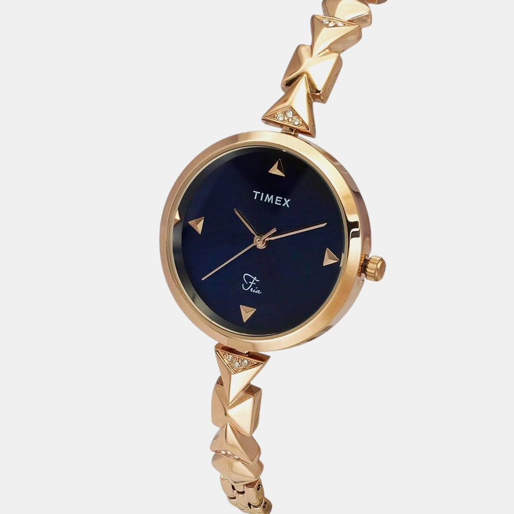 https://watchpalace.in/product/fria-women-quartz-blue-dial-analog-brass-watch-twel18305/ Fria Women Quartz Blue Dial Analog Brass Watch - TWEL18305 - Image 2