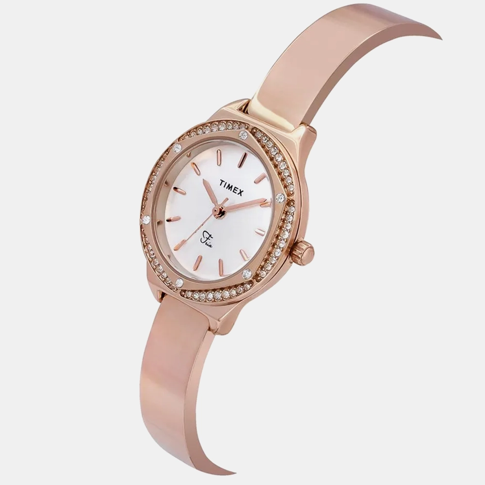 https://watchpalace.in/product/timex-fria-white-round-dial-analog-womens-watch-twel24201/ Timex Fria White Round Dial Analog Womens Watch - Twel24201 - Image 3