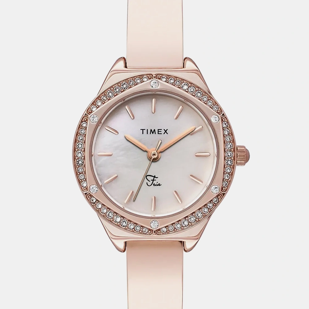 https://watchpalace.in/product/timex-fria-white-round-dial-analog-womens-watch-twel24201/ Timex Fria White Round Dial Analog Womens Watch - Twel24201 - Image 4