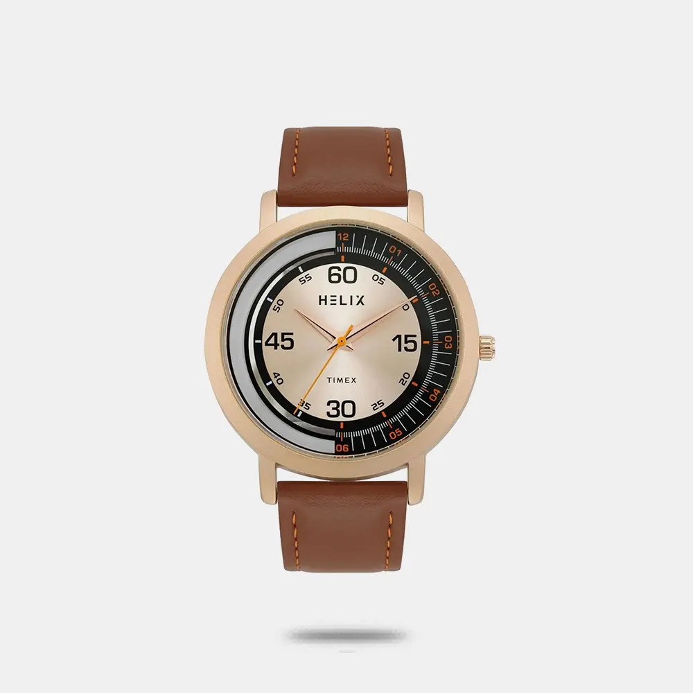 https://watchpalace.in/product/helix-men-brown-strap-analog-watch-tw063hg00t/ Helix Men Brown Strap Analog Watch - TW063HG00T