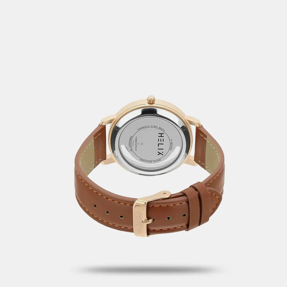 https://watchpalace.in/product/helix-men-brown-strap-analog-watch-tw063hg00t/ Helix Men Brown Strap Analog Watch - TW063HG00T - Image 3
