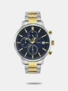 https://watchpalace.in/product/timex-men-green-round-dial-analog-watch-tw0tg7635/ Look charming donning this men's analog watch from Timex. The stainless steel strap exudes a gold hue that accentuates the look of the watch. Encased in a 44 mm case, the green round dial is protected by a mineral glass. It features plain three hands. Besides, it is completed with a push-button clasp to ensure a secure fit on the wrist.