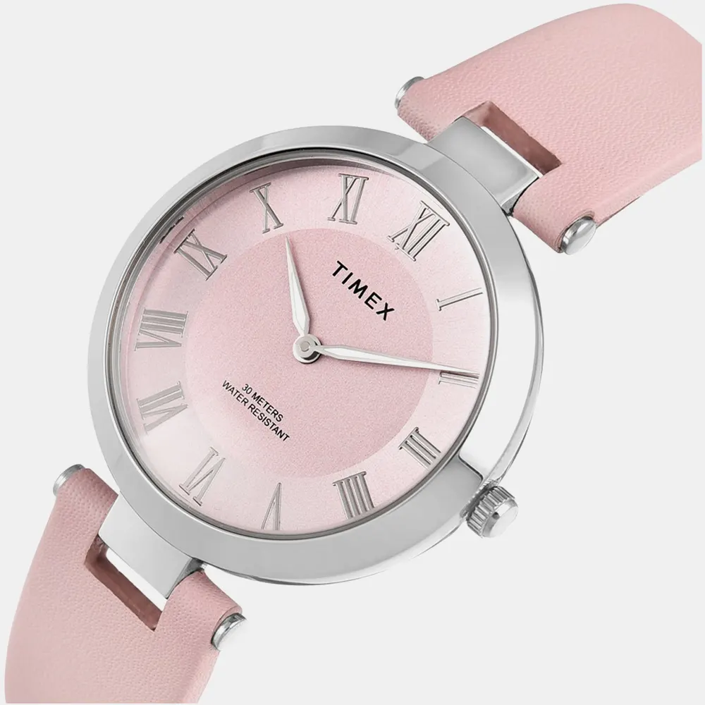 https://watchpalace.in/product/timex-trendline-round-21mm-pink-dial-analog-women-watch-twel19208/ Timex Trendline Round 21mm Pink Dial Analog Women Watch - TWEL19208 - Image 3