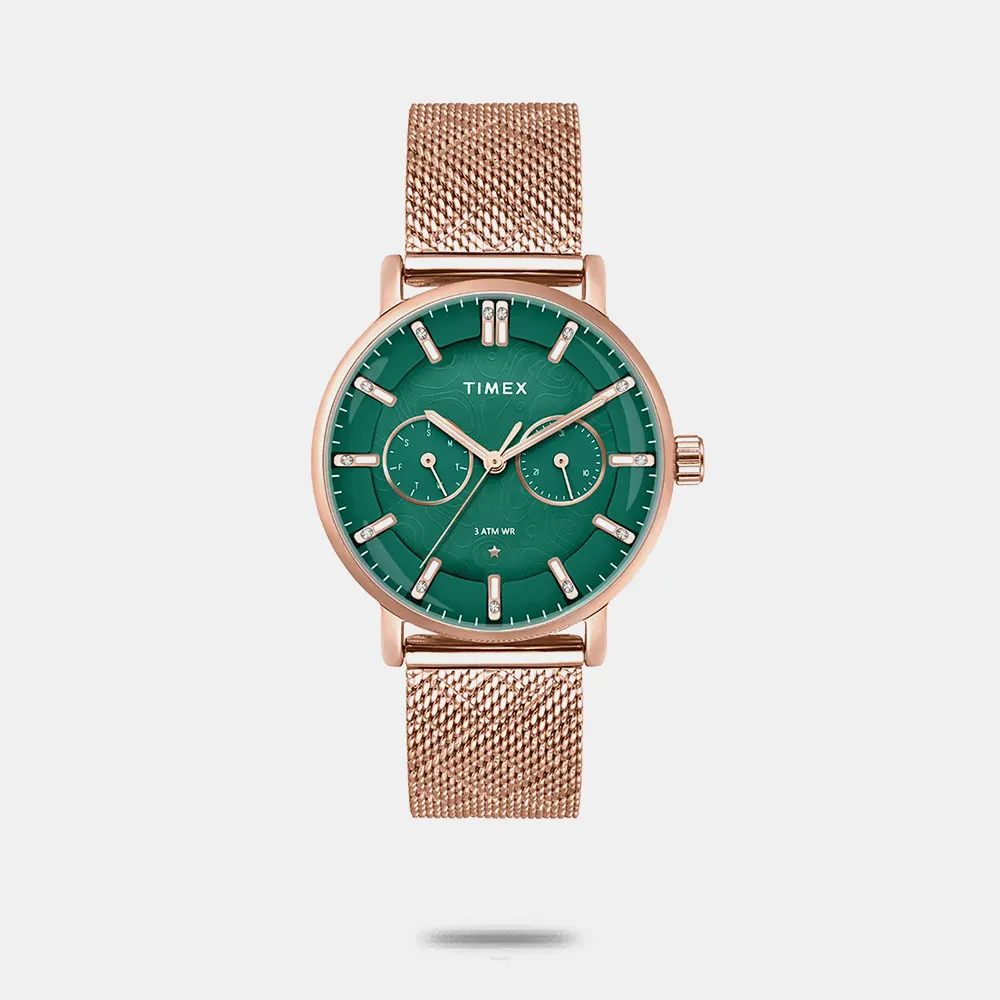 https://watchpalace.in/product/trendline-round-36mm-green-dial-analog-watch-for-women-twel20302/ Trendline Round 36mm Green Dial Analog Watch For Women - TWEL20302