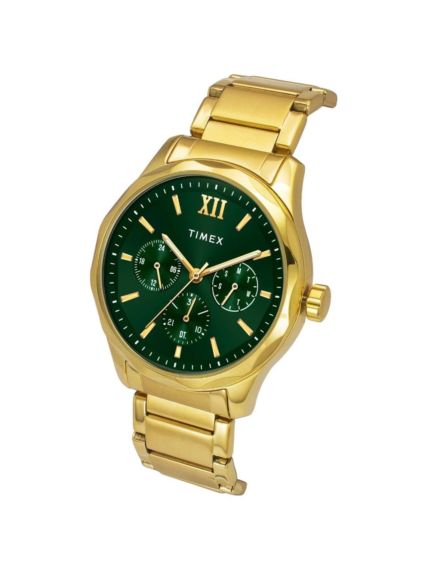 https://watchpalace.in/product/timex-men-green-round-dial-analog-watch-tw0tg7635/ Timex Men Green Round Dial Analog Watch - TW0TG7635 - Image 2