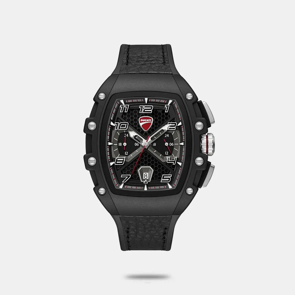 https://watchpalace.in/product/ducati-quartz-multifunction-black-dial-black-silicone-strap-watch-for-men-dtwgc0002801w/ Ducati Quartz Multifunction Black Dial Black Silicone Strap Watch For Men - DTWGC0002801W