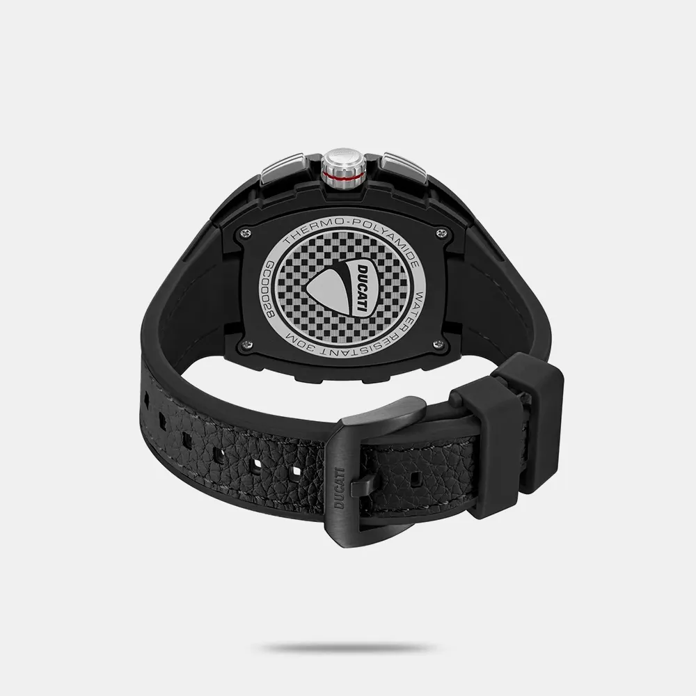 https://watchpalace.in/product/ducati-quartz-multifunction-black-dial-black-silicone-strap-watch-for-men-dtwgc0002801w/ Ducati Quartz Multifunction Black Dial Black Silicone Strap Watch For Men - DTWGC0002801W - Image 3