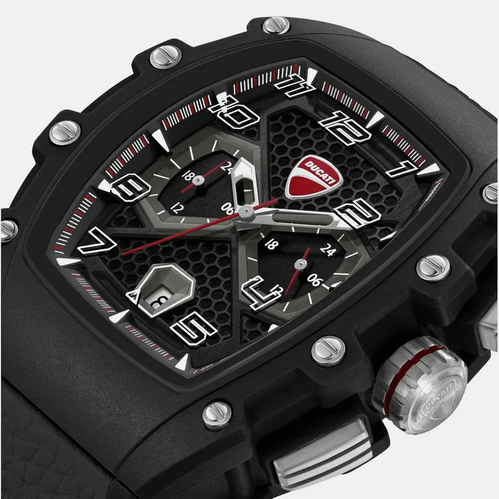 https://watchpalace.in/product/ducati-quartz-multifunction-black-dial-black-silicone-strap-watch-for-men-dtwgc0002801w/ Ducati Quartz Multifunction Black Dial Black Silicone Strap Watch For Men - DTWGC0002801W - Image 4