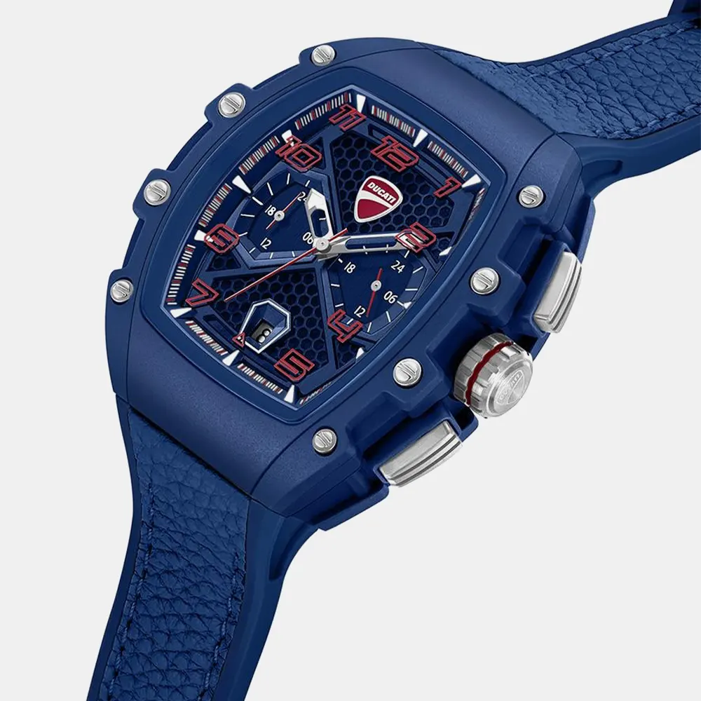 https://watchpalace.in/product/ducati-quartz-multifunction-blue-dial-blue-silicone-strap-watch-for-men-dtwgc0002802w/ Ducati Quartz Multifunction Blue Dial Blue Silicone Strap Watch For Men - DTWGC0002802W - Image 2
