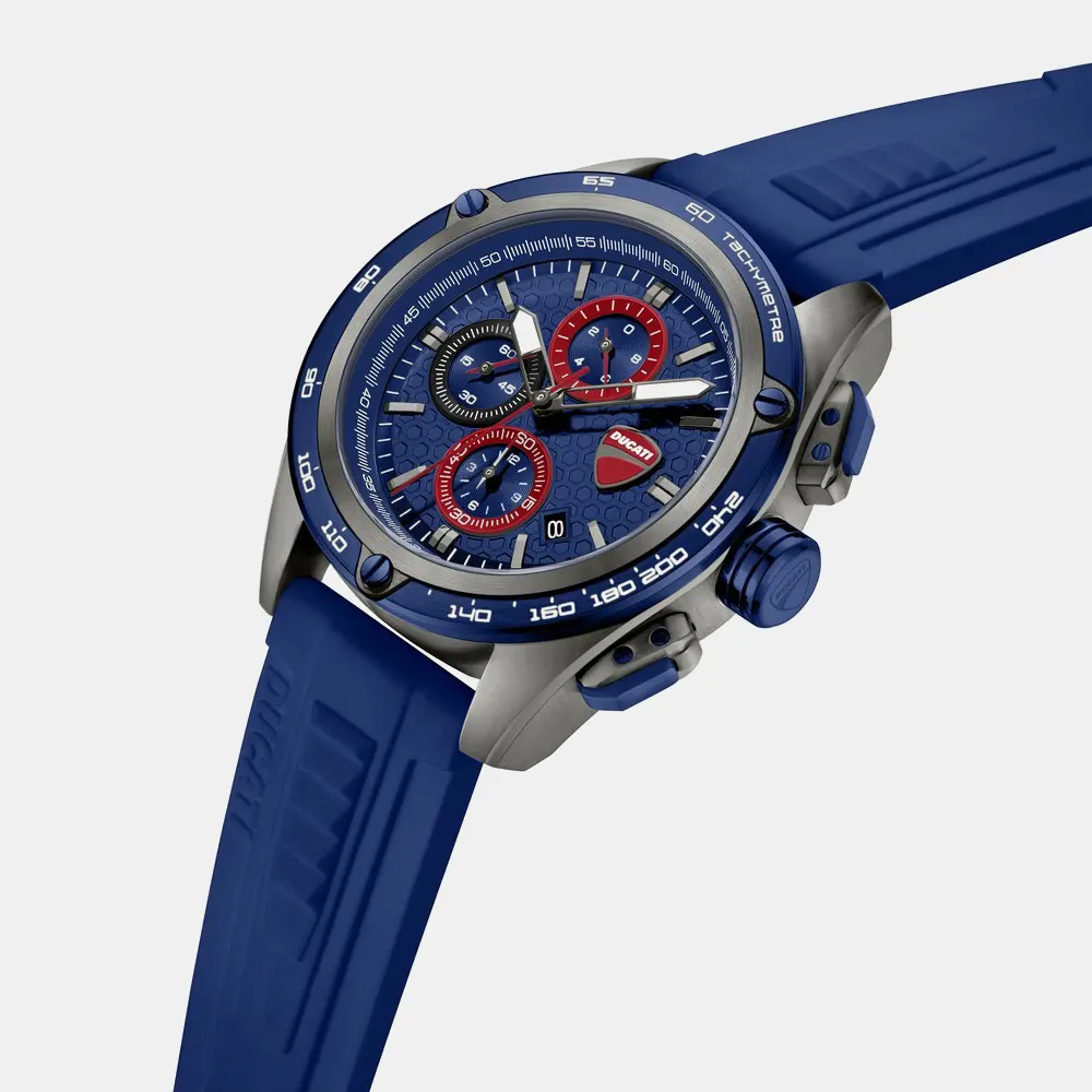 https://watchpalace.in/product/ducati-quartz-chronograph-blue-dial-blue-silicone-strap-watch-for-men-dtwgc0004302w/ Ducati Quartz Chronograph Blue Dial Blue Silicone Strap Watch For Men - DTWGC0004302W - Image 2