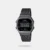 Discover Casio watch for unisex, featuring a black dial, a grey strap made of stainless steel in a square case. Built with mineral glass and resin body to balance clarity and durability. Dimensions include 37 mm dial size, 18 mm strap width, 10 mm profile for comfortable wear. Key features: quartz movement, digital display, 3 atm water resistance. A secure folding clasp ensures a dependable fit.