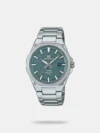 https://watchpalace.in/product/edifice-men-quartz-green-dial-analog-stainless-steel-watch-g1736/ Smart and stylish, sleek and sophisticated — a GBM-2100 with bold metal bezel that delivers Smartphone Link and Tough Solar charging system, all in the same compact size. Key resin components used in the case and band are made with environmentally responsible bio-based resin. Choose your favorite color combination of vapor deposition finishes — the GBM-2100A-2B with blue dial and silvery indexes, the GBM-2100A-4B with burgundy dial and silvery indexes, or the GBM-2100A-8B with light yellow gold-colored dial and black accented indexes. Tough construction and stylish design in a timepiece that takes you from casual settings to business meetings with ease.