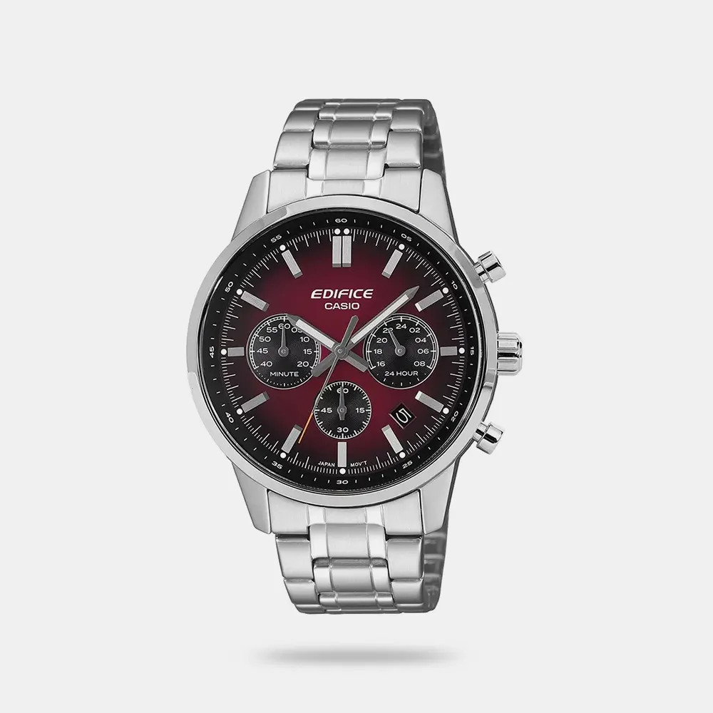 https://watchpalace.in/product/edifice-men-quartz-maroon-dial-chronograph-stainless-steel-watch-ed695/ Edifice Men Quartz Maroon Dial Chronograph Stainless Steel Watch-ED695