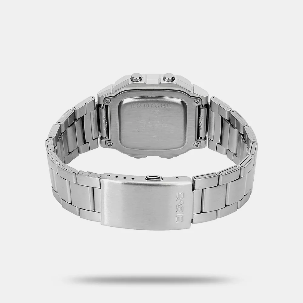 Unisex Quartz Transparent Dial Digital Stainless Steel Watch - I132 - Image 3