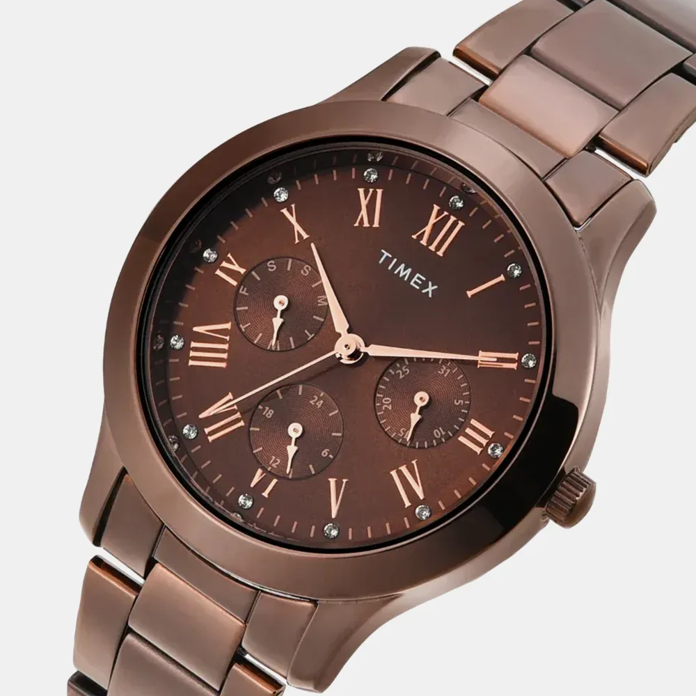 https://watchpalace.in/product/trendline-women-quartz-dial-multi-function-stainless-steel-watch-tw000q820/ Trendline Women Quartz Dial Multi-Function Stainless Steel Watch -TW000Q820 - Image 4