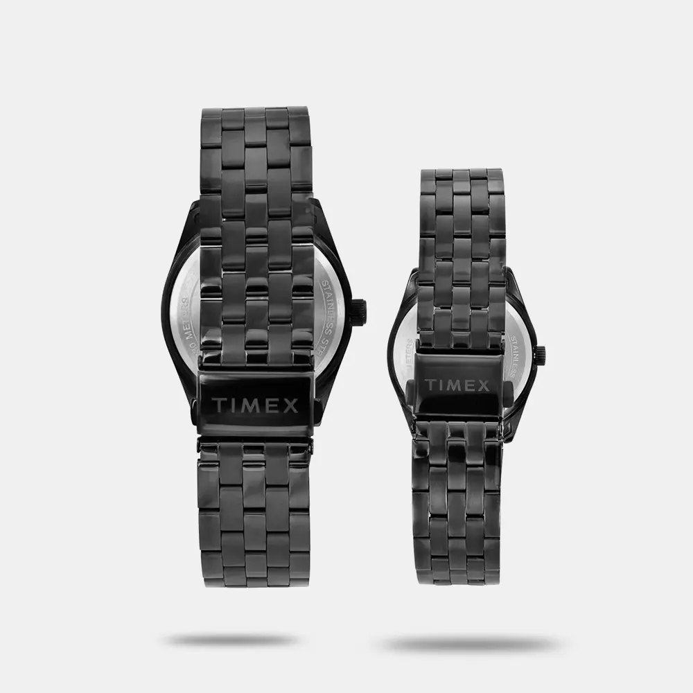 https://watchpalace.in/product/timex-trendline-black-pair-watch-tw00pr361/ Timex Trendline Black Pair Watch - TW00PR361 - Image 3