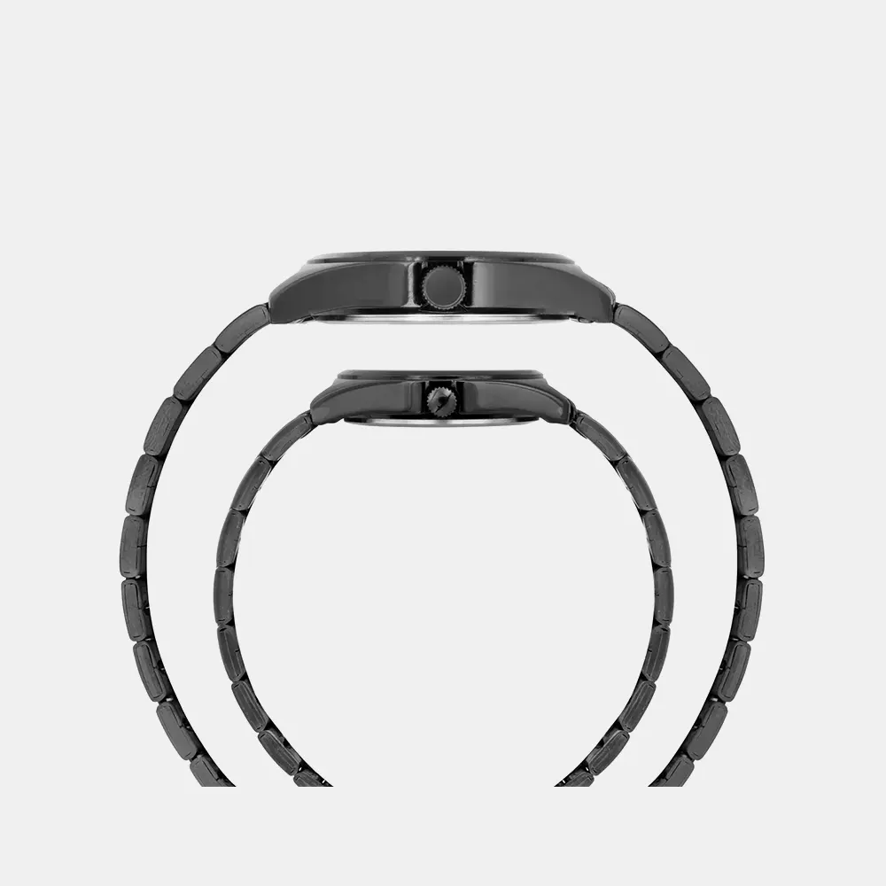 https://watchpalace.in/product/timex-trendline-black-pair-watch-tw00pr361/ Timex Trendline Black Pair Watch - TW00PR361 - Image 5