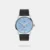 Discover Timex watch for men, featuring a blue dial, a black strap made of leather in a round case. Built with mineral and brass body to balance clarity and durability. Dimensions include 41 mm dial size, 21 - 30 mm strap width, 10 - 14 mm profile for comfortable wear. Key features: quartz movement, multi-function display, 3 atm water resistance. A secure pin buckle ensures a dependable fit.