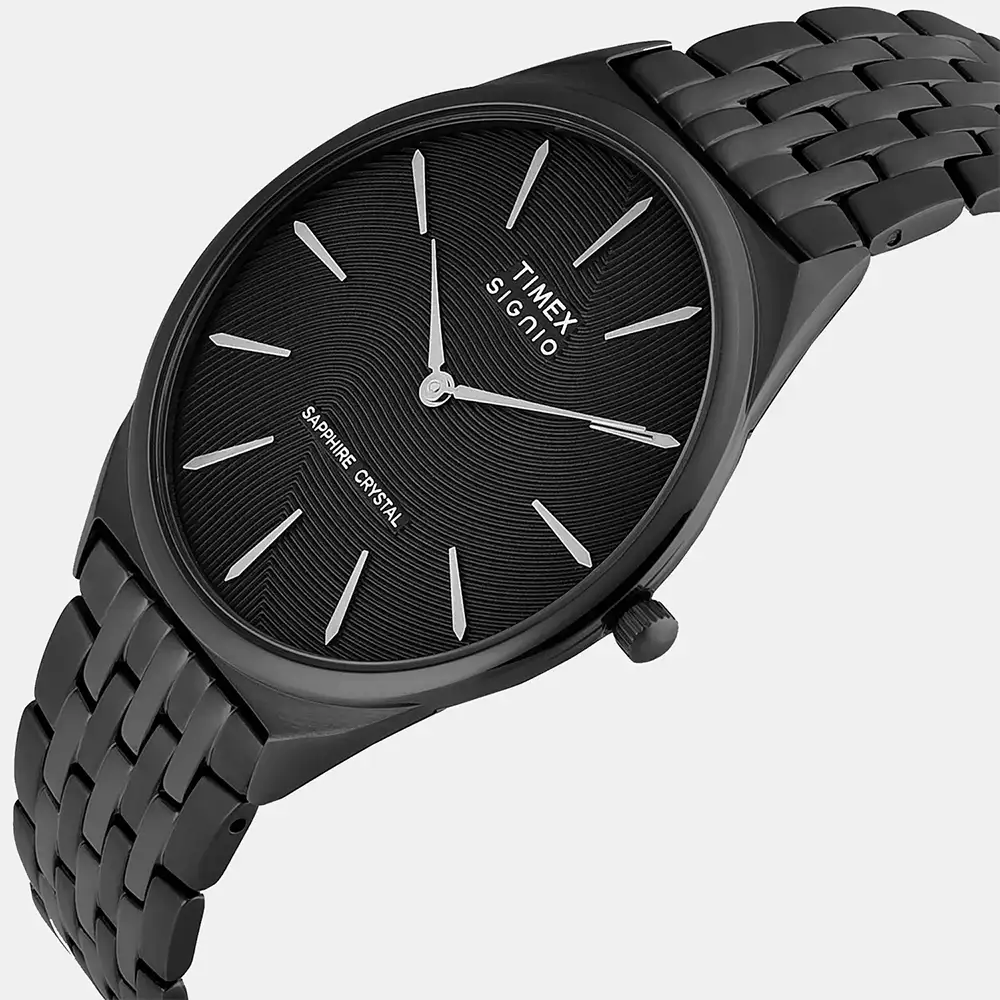 https://watchpalace.in/product/signio-men-quartz-black-dial-analog-stainless-steel-watch-tweg34201/ Signio Men Quartz Black Dial Analog Stainless Steel Watch -TWEG34201 - Image 4