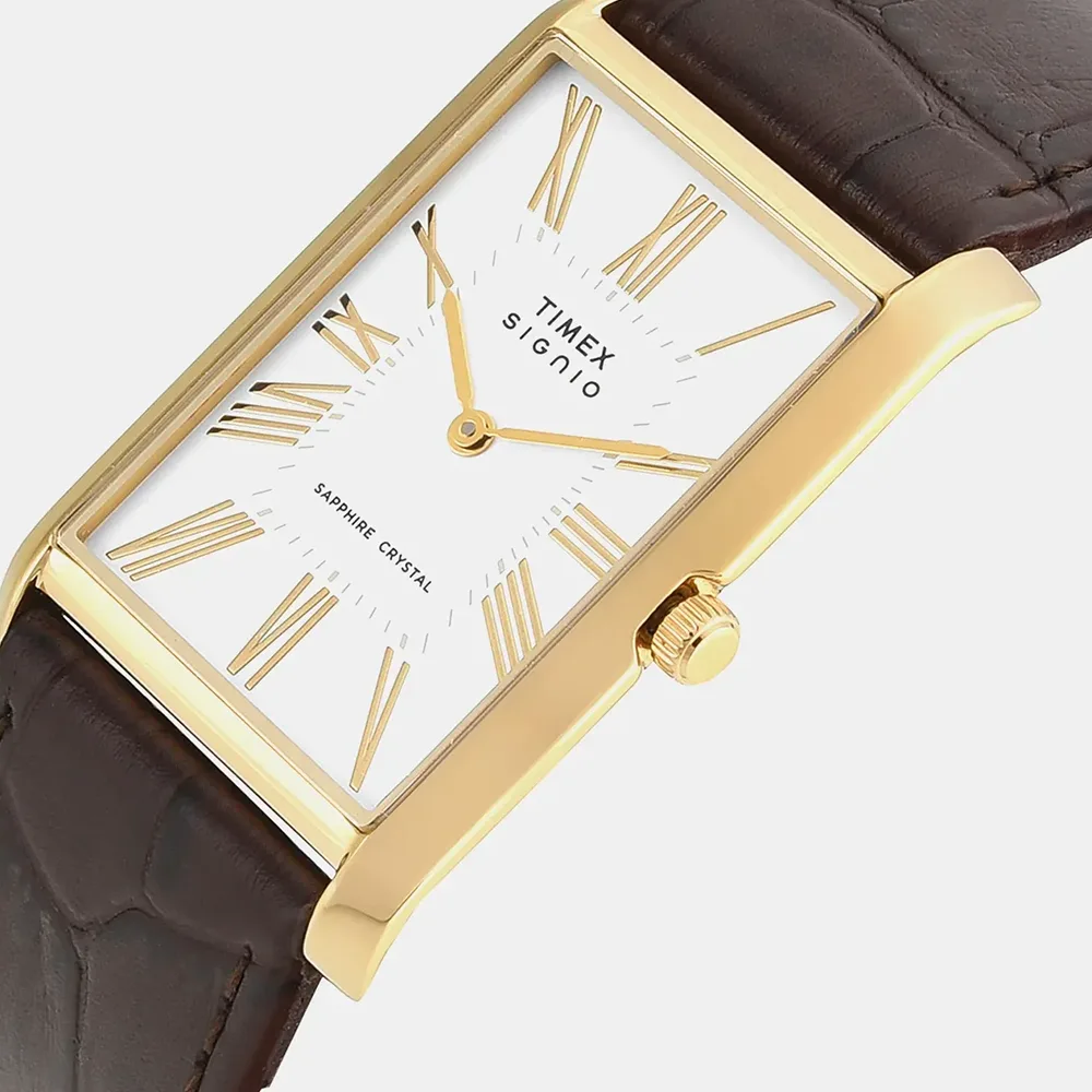 https://watchpalace.in/product/signio-men-quartz-white-dial-analog-leather-watch-tweg34300/ Signio Men Quartz White Dial Analog Leather Watch -TWEG34300 - Image 5