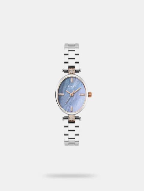 Trendline Women Quartz Mother Of Pearl Dial Analog Brass Watch   -TWEL27201