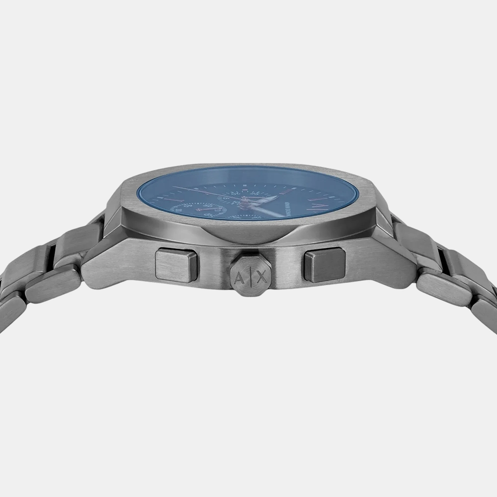https://watchpalace.in/product/sync-men-quartz-blue-dial-chronograph-stainless-steel-watch-ax4182/ Sync Men Quartz Blue Dial Chronograph Stainless Steel Watch AX4182 - Image 2