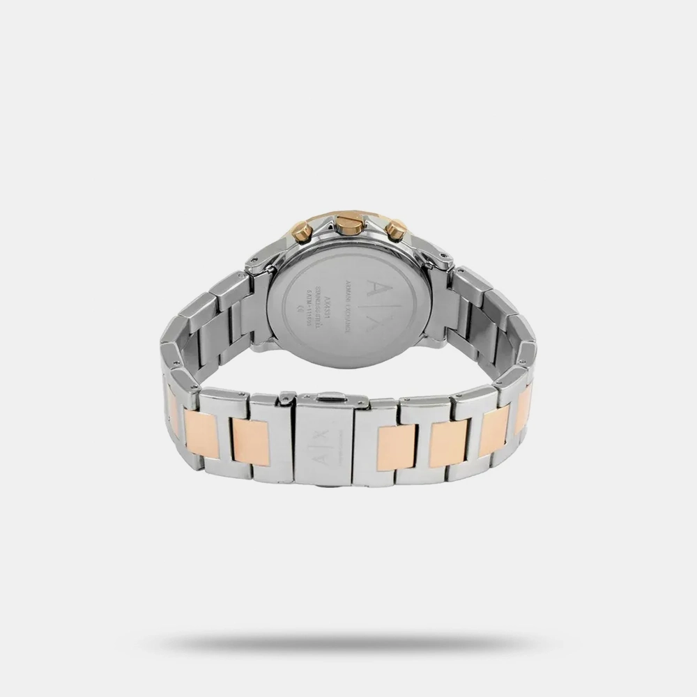 https://watchpalace.in/product/lady-banks-women-quartz-white-dial-chronograph-stainless-steel-watch-ax4331/ Lady Banks Women Quartz White Dial Chronograph Stainless Steel Watch AX4331 - Image 2