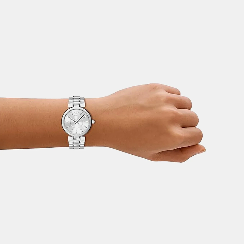 https://watchpalace.in/product/women-quartz-silver-dial-analog-stainless-steel-watch-ax4405/ Women Quartz Silver Dial Analog Stainless Steel Watch AX4405 - Image 6