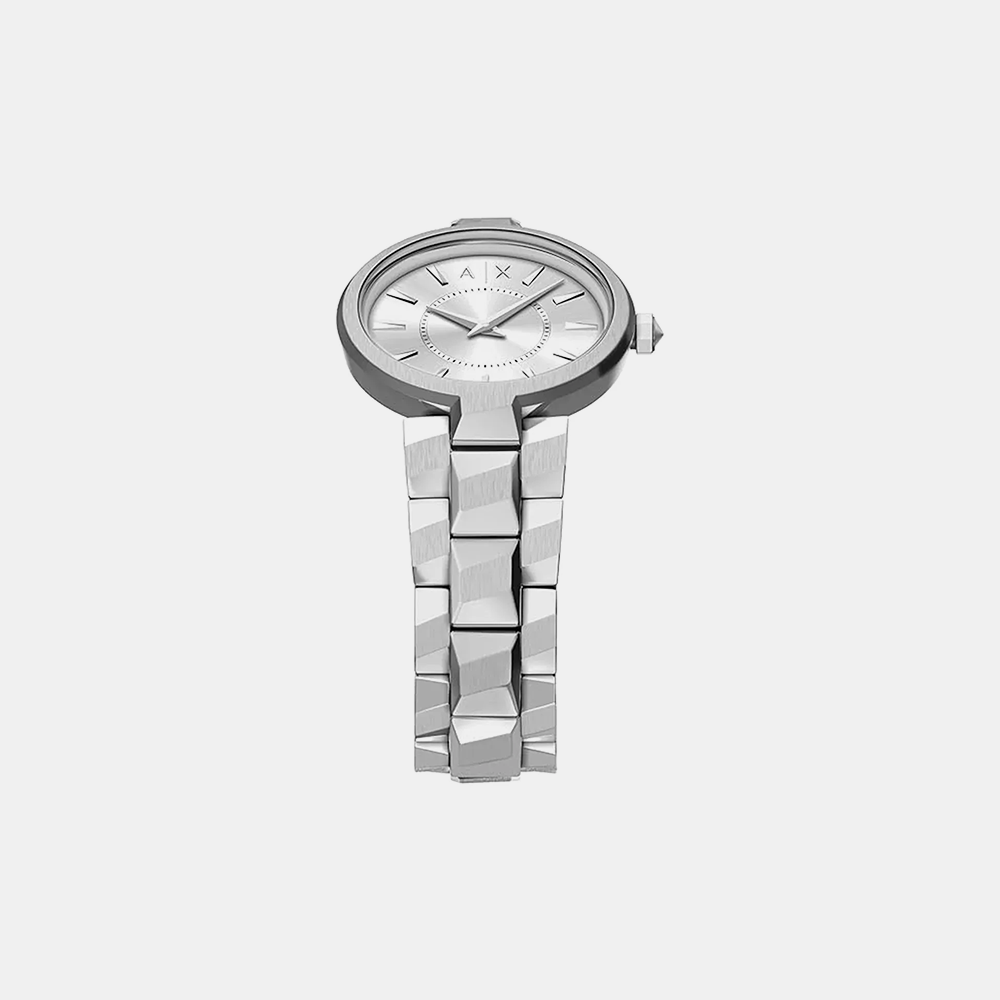https://watchpalace.in/product/women-quartz-silver-dial-analog-stainless-steel-watch-ax4405/ Women Quartz Silver Dial Analog Stainless Steel Watch AX4405 - Image 4
