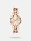 https://watchpalace.in/product/women-quartz-silver-dial-analog-stainless-steel-watch-ax4405/ A polished silver-tone bracelet flows into a matching sunray-finished dial, creating a clean, tonal design. The streamlined round case and minimalist two-hand display keep the aesthetic modern and understated. Crafted entirely from stainless steel, this piece balances shine and subtle texture for an effortless, refined finish.