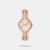 Discover the elegance of the Armani Exchange AX STAINLESS STEEL AX4408, a quintessential piece from the Audelle collection. This exquisite watch features a rose gold stainless steel case and dial, complemented by a durable stainless steel strap, making it perfect for both everyday wear and special occasions. With its 34mm case and quartz movement, this timepiece combines functionality with sophisticated style, ensuring precision alongside luxurious comfort on your wrist.