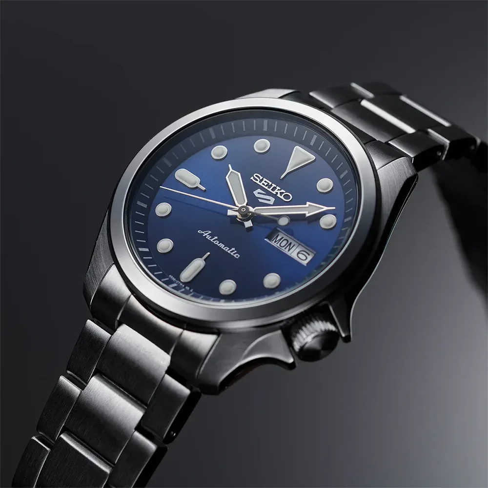 https://watchpalace.in/product/5-sports-men-automatic-blue-dial-analog-stainless-steel-watch-srpe53k1/ 5 Sports Men Automatic Blue Dial Analog Stainless Steel Watch SRPE53K1 - Image 3