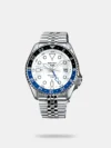 https://watchpalace.in/product/dress-men-quartz-blue-dial-analog-stainless-steel-watch-sur599p1/ The Seiko Classic Quartz SUR599P1 is a sleek, everyday men's dress watch featuring a striking ice-blue dial with a textured teak pattern. It combines a highly wearable 38.9mm stainless steel case with a scratch-resistant sapphire crystal and an integrated-style bracelet. Powered by a reliable quartz movement and backed by 100m water resistance, it offers a premium, luxury-inspired aesthetic at an accessible price point.