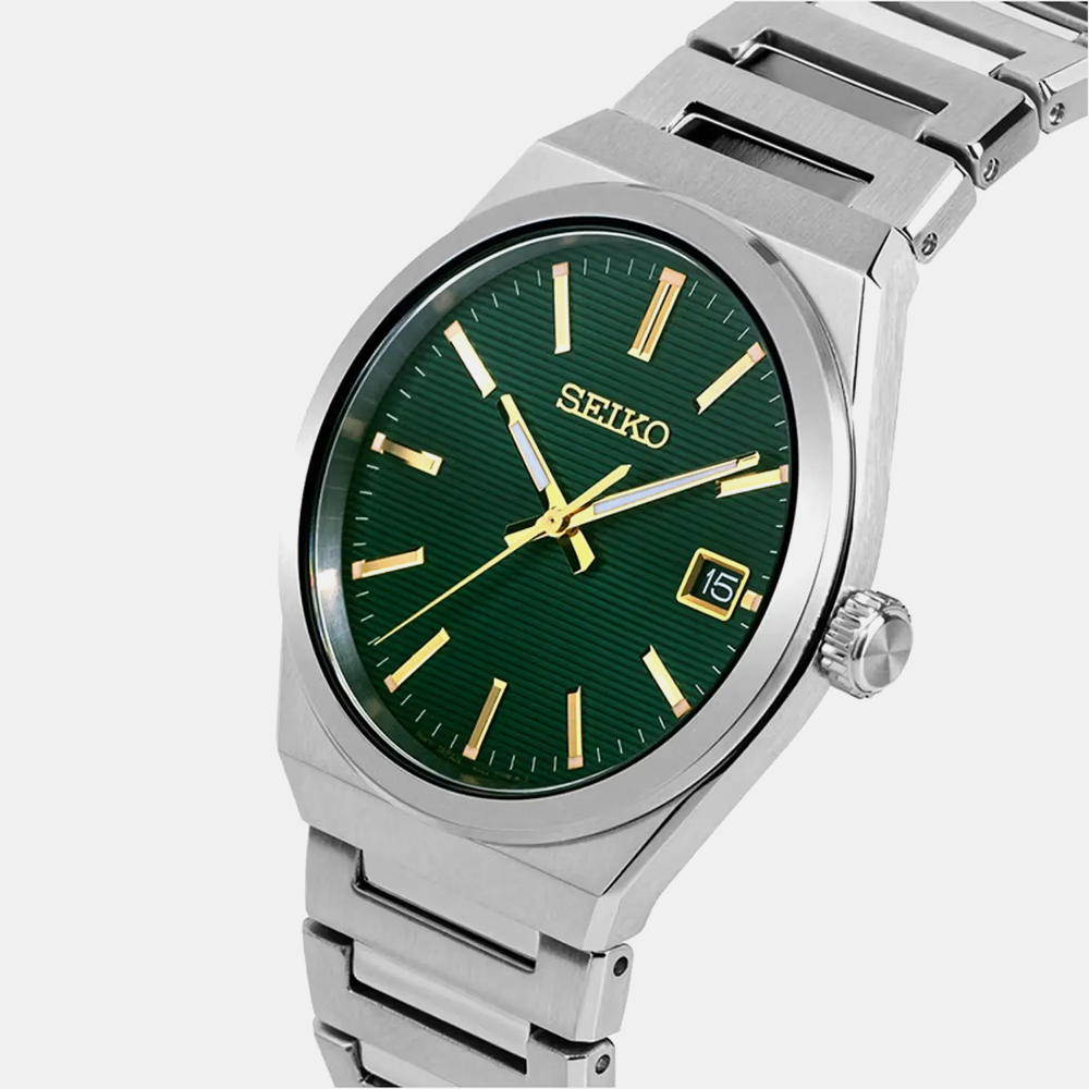 https://watchpalace.in/product/classic-men-quartz-green-dial-analog-stainless-steel-watch-sur601p1/ Classic Men Quartz Green Dial Analog Stainless Steel Watch SUR601P1 - Image 2