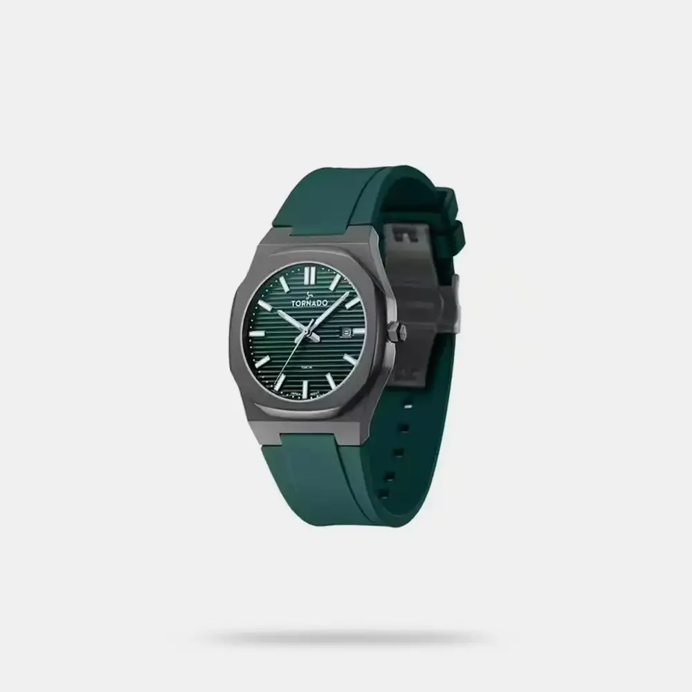 https://watchpalace.in/product/tornado-spectra-mens-analog-green-dial-watch-t22002-xsgg/ TORNADO SPECTRA Men's Analog Green Dial Watch - T22002-XSGG - Image 3