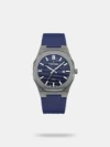 https://watchpalace.in/product/tornado-spectra-mens-analog-green-dial-watch-t22002-xsgg/ The Tornado Spectra (T22002-XSGG) is a sporty, minimalist men's analog watch featuring a vibrant, textured green dial housed in a 40mm gunmetal stainless steel case. Engineered with a reliable Japanese quartz movement, it includes a matching green silicone strap with a secure tang buckle and a highly scratch-resistant sapphire-coated glass crystal. Designed for daily active wear, this contemporary timepiece offers a dedicated date display window and exceptional 10 ATM (100-meter) water resistance.