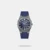 The Tornado Spectra (T22002-XSNN) is a modern men's analog watch featuring a bold 40mm gunmetal tonneau-shaped stainless steel case and a textured navy blue dial. Protected by scratch-resistant sapphire crystal and powered by a reliable Japan Quartz movement, it comes equipped with a comfortable 26mm navy blue silicone strap and offers 10 ATM (100m) water resistance.