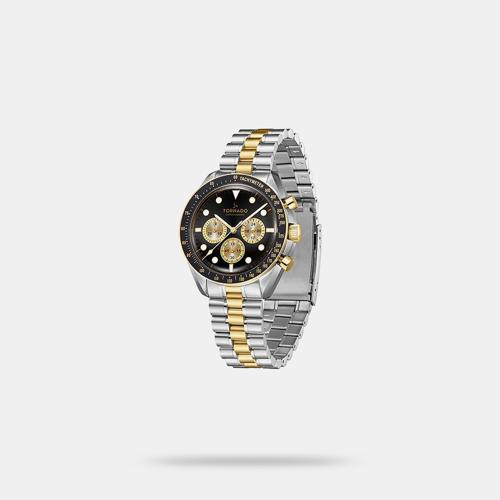 https://watchpalace.in/product/tornado-cosmic-chrono-mens-chronograph-black-dial-watch-t22103-tbtb/ TORNADO COSMIC CHRONO Men's Chronograph Black Dial Watch - T22103-TBTB - Image 3