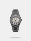 https://watchpalace.in/product/tornado-mens-chronograph-black-dial-watch-t25103-ssbb/ The Tornado Lumina Chronosphere (T25103-SSBB) is a premium 43mm men's chronograph sports watch featuring a striking black dial, a silver 316L stainless steel case, and a flexible black silicone strap. It combines rugged durability with high performance, utilizing a precision Japanese quartz movement, scratch-resistant sapphire-coated glass, and 10 ATM water resistance.