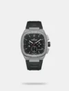 https://watchpalace.in/product/tornado-xenith-mens-multi-function-blue-dial-watch-t23105-sswl/ The Tornado Xenith T23105-SSWL is a premium men's multi-function analog watch featuring a bold 43mm silver-tone tonneau (barrel-shaped) stainless steel case. It showcases a modern, multi-layered semi-skeleton dial with three functional sub-dials for day, date, and 24-hour tracking, protected by scratch-resistant sapphire-coated glass. Driven by a precise Japanese Seiko quartz movement, this casual-luxury statement piece is paired with a flexible, high-contrast white silicone strap and boasts a robust 10 ATM (100-meter) water resistance.