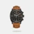 The Tornado Lumina Chronosphere T9102-BLEB is a premium men's chronograph watch that seamlessly blends bold, rugged styling with reliable performance. Designed with a striking all-black aesthetic and a rich tan leather strap, this timepiece serves as the perfect casual or semi-formal statement accessory