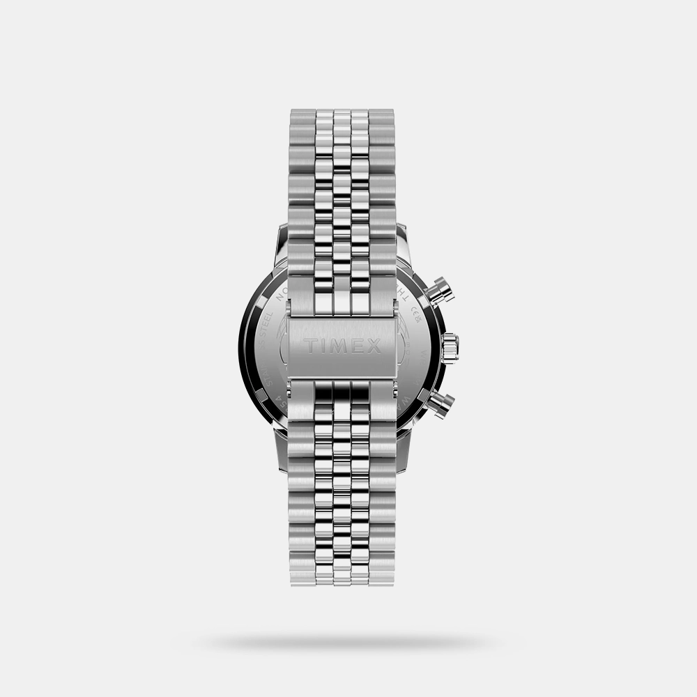 https://watchpalace.in/product/men-quartz-champagne-dial-analog-stainless-steel-watch-tw2y66500uj/ Timex Round 40mm Blue Dial Analog Men Watch - TW2Y66500UJ - Image 3