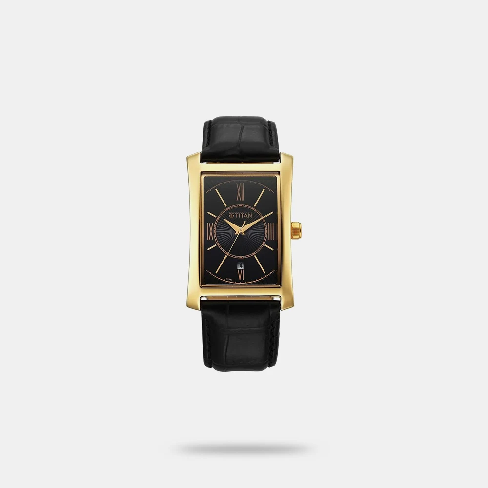 https://watchpalace.in/product/titan-regalia-allure-analog-with-date-and-black-dial-black-leather-strap-watch-for-men-10046yl01/ Titan Regalia Allure Analog with Date and Black Dial Black Leather Strap Watch for Men - 10046YL01
