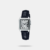 Discover Casio watch for women, featuring a silver dial, a black strap made of leather in a rectangular case. Built with mineral and stainless steel body to balance clarity and durability. Dimensions include 25 mm dial size, 6 - 9 mm profile for comfortable wear. Key features: quartz movement, analog display. A secure pin buckle ensures a dependable fit.