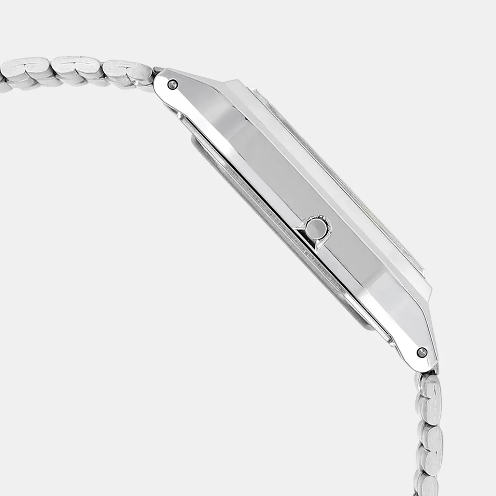 https://watchpalace.in/product/vintage-unisex-quartz-white-dial-analog-digital-stainless-steel-watch-ad290/ Vintage Unisex Quartz White Dial Analog-Digital Stainless Steel Watch AD290 - Image 2